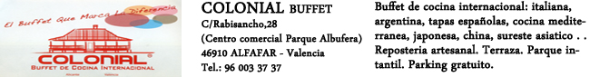 Colonial Buffet