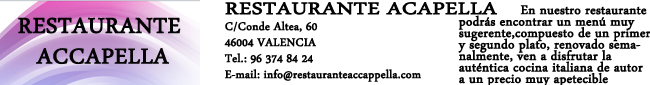 Restaurante Accapella