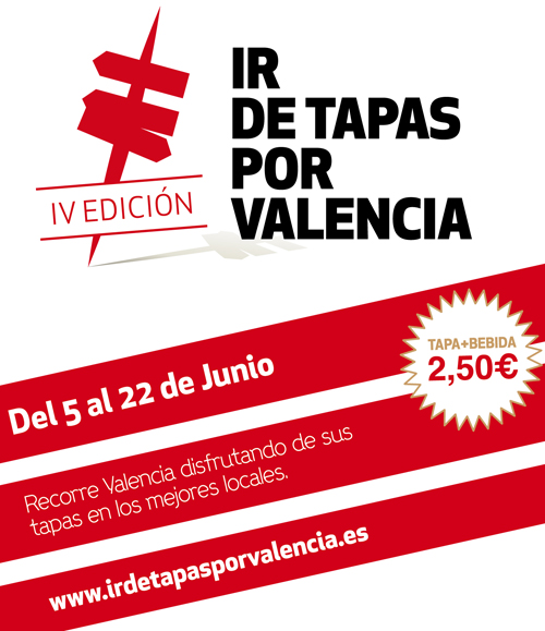 Ir de Tapas por Valencia III Edición del 5 al 20 de junio 